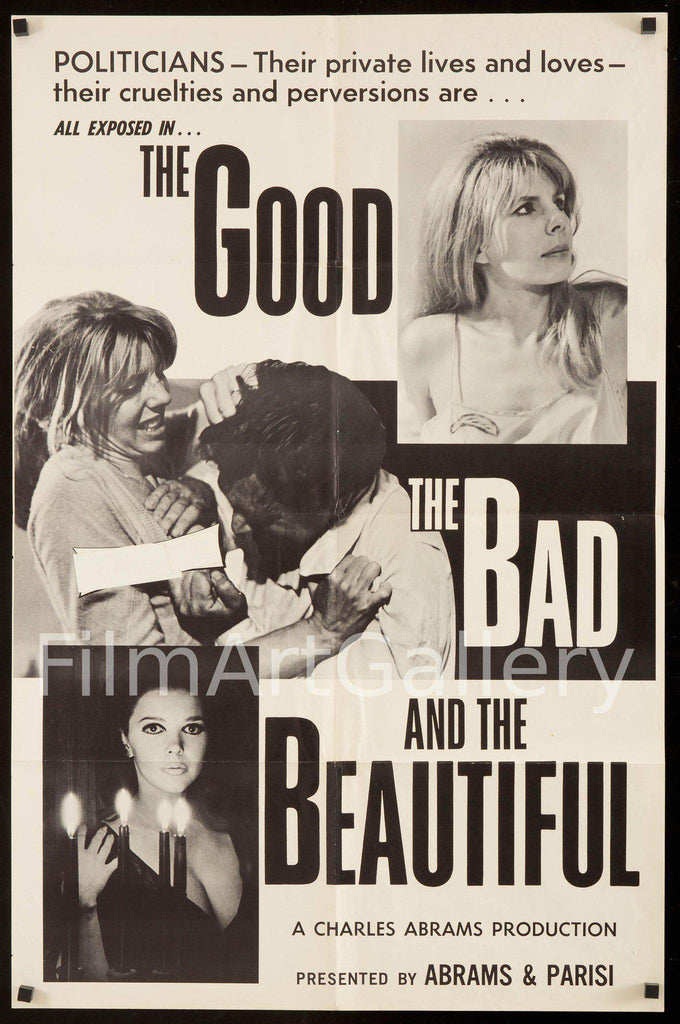 The Good The Bad And The Beautiful Original Vintage Movie Poster