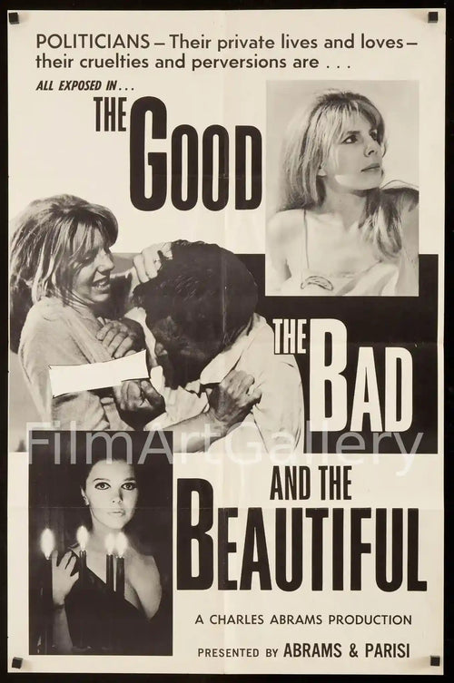 The Good The Bad And The Beautiful Original Vintage Movie Poster