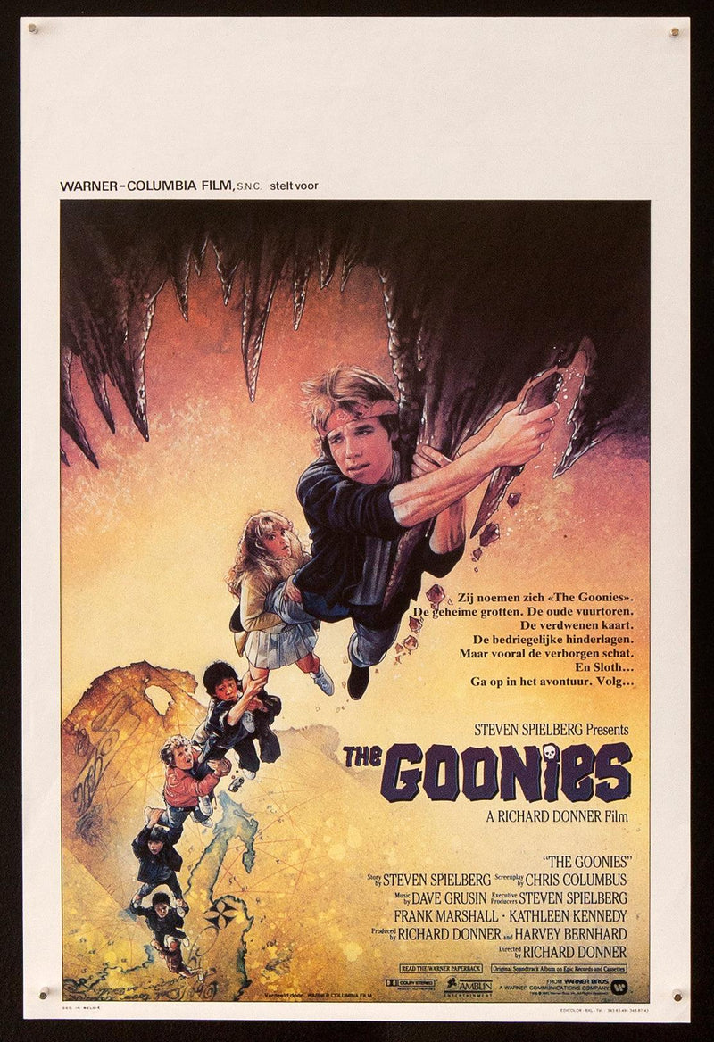 The Goonies Belgian (14x22) Original Vintage Movie Poster