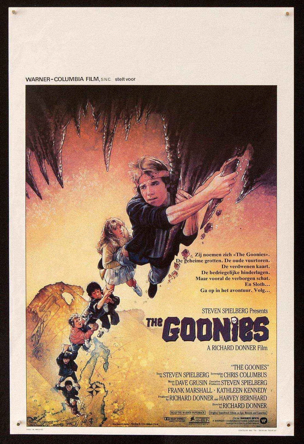 The Goonies Original Vintage Movie Poster