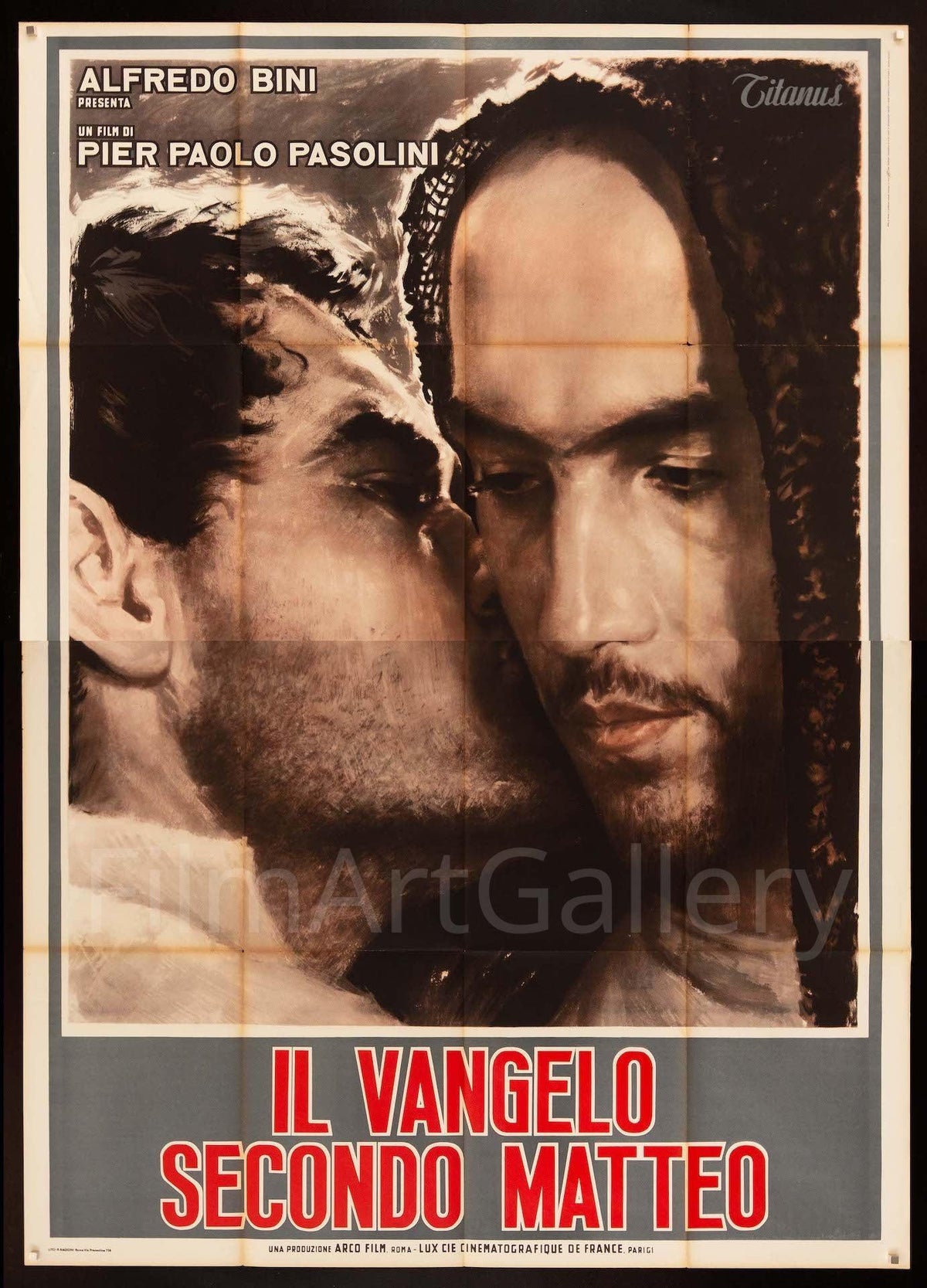 The Gospel According to St Matthew (Il Vangelo Secondo Matteo) Original Vintage Movie Poster
