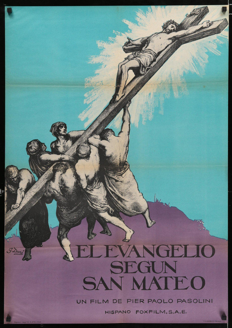 The Gospel According to St Matthew 1 Sheet (27x41) Original Vintage Movie Poster