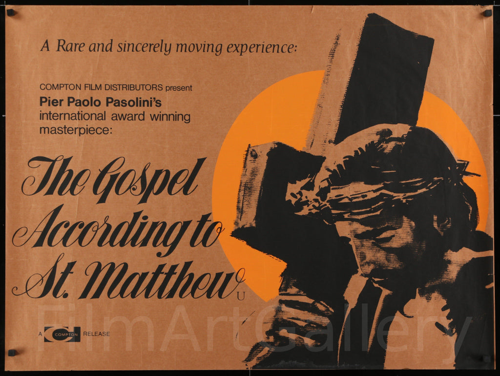 The Gospel According to St Matthew Original Vintage Movie Poster