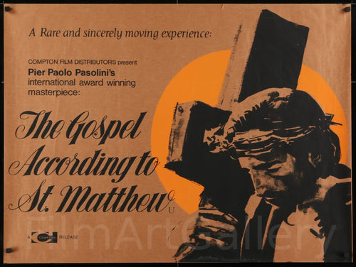 The Gospel According to St Matthew Original Vintage Movie Poster