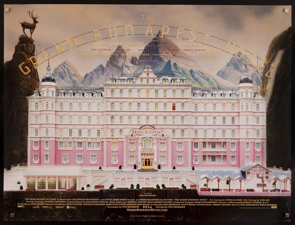The Grand Budapest Hotel British Quad (30x40) Original Vintage Movie Poster