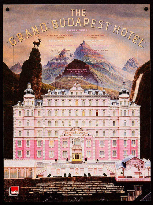 The Grand Budapest Hotel Original Vintage Movie Poster
