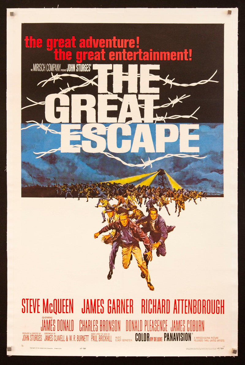 The Great Escape 1 Sheet (27x41) Original Vintage Movie Poster