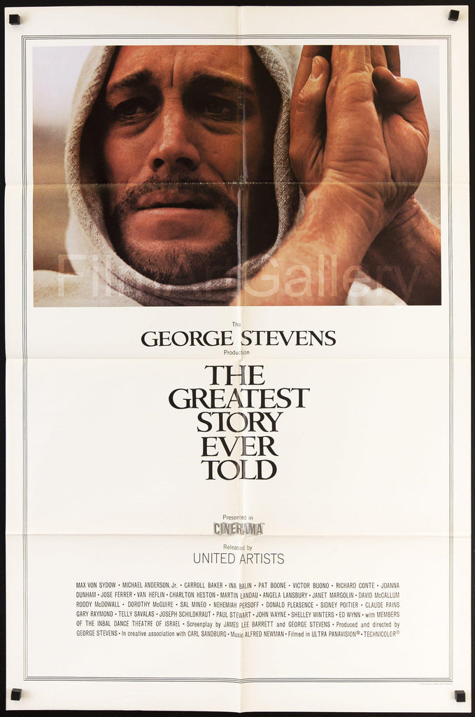 The Greatest Story Ever Told Original Vintage Movie Poster