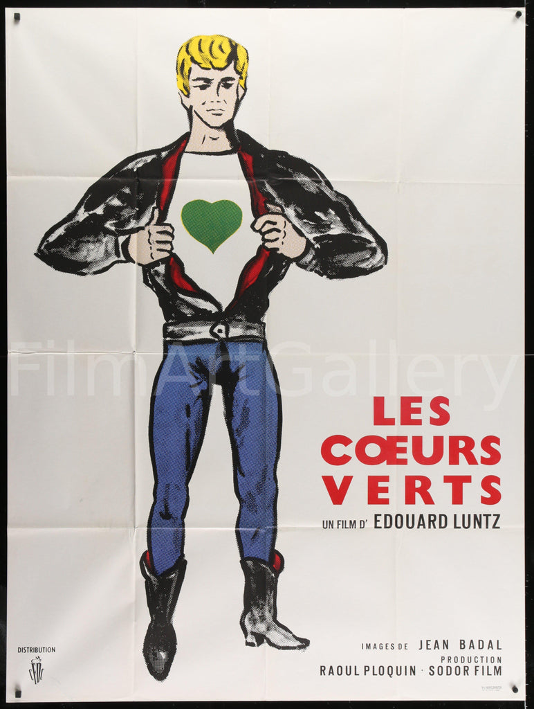 The Green Hearts (Les Coeurs Verts) French 1 Panel (47x63) Original Vintage Movie Poster