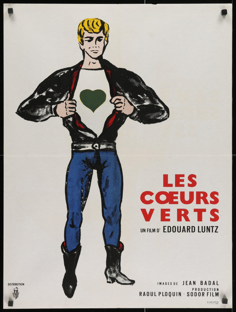 The Green Hearts (Les Coeurs Verts) French small (23x32) Original Vintage Movie Poster