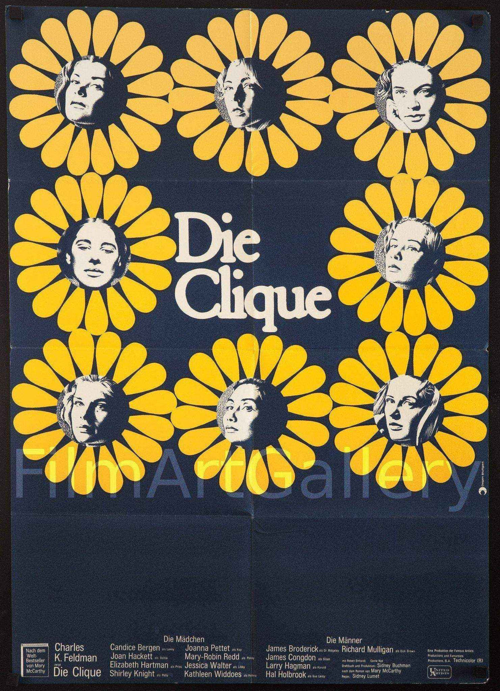 The Group (Die Clique) Original Vintage Movie Poster