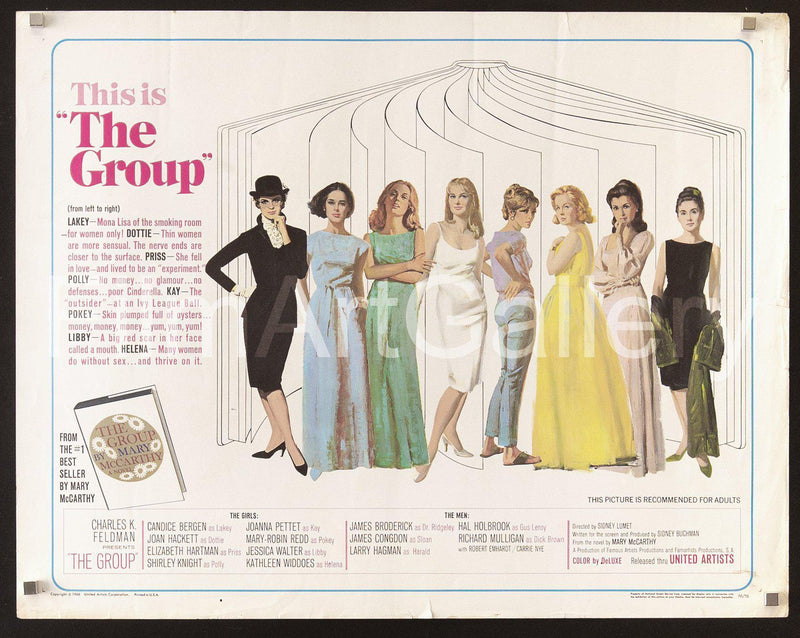 The Group Half Sheet (22x28) Original Vintage Movie Poster