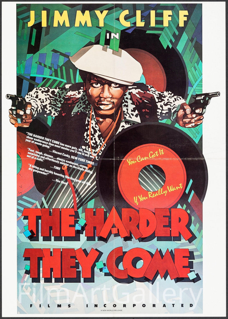 The Harder They Come Movie Poster 1976 RI 16x22