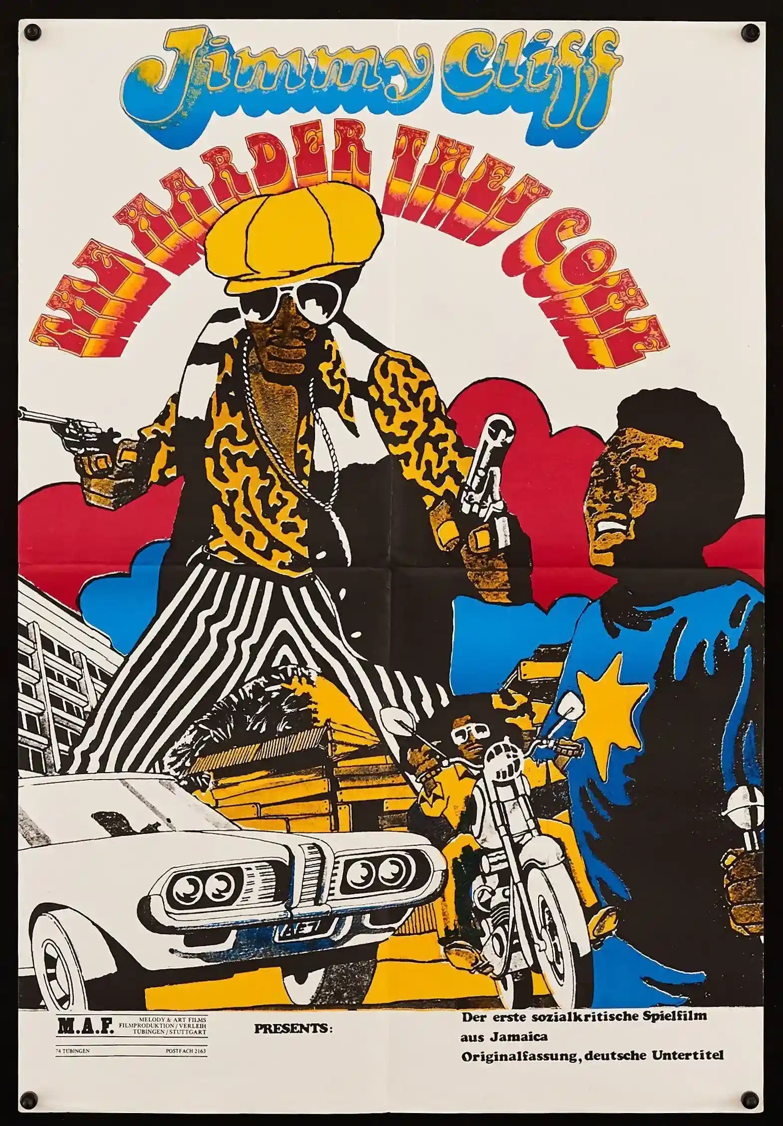 The Harder They Come Movie Poster 1980 German A2 (16x24)