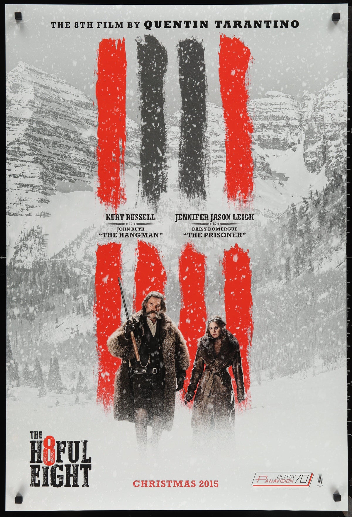 The Hateful Eight Original Vintage Movie Poster