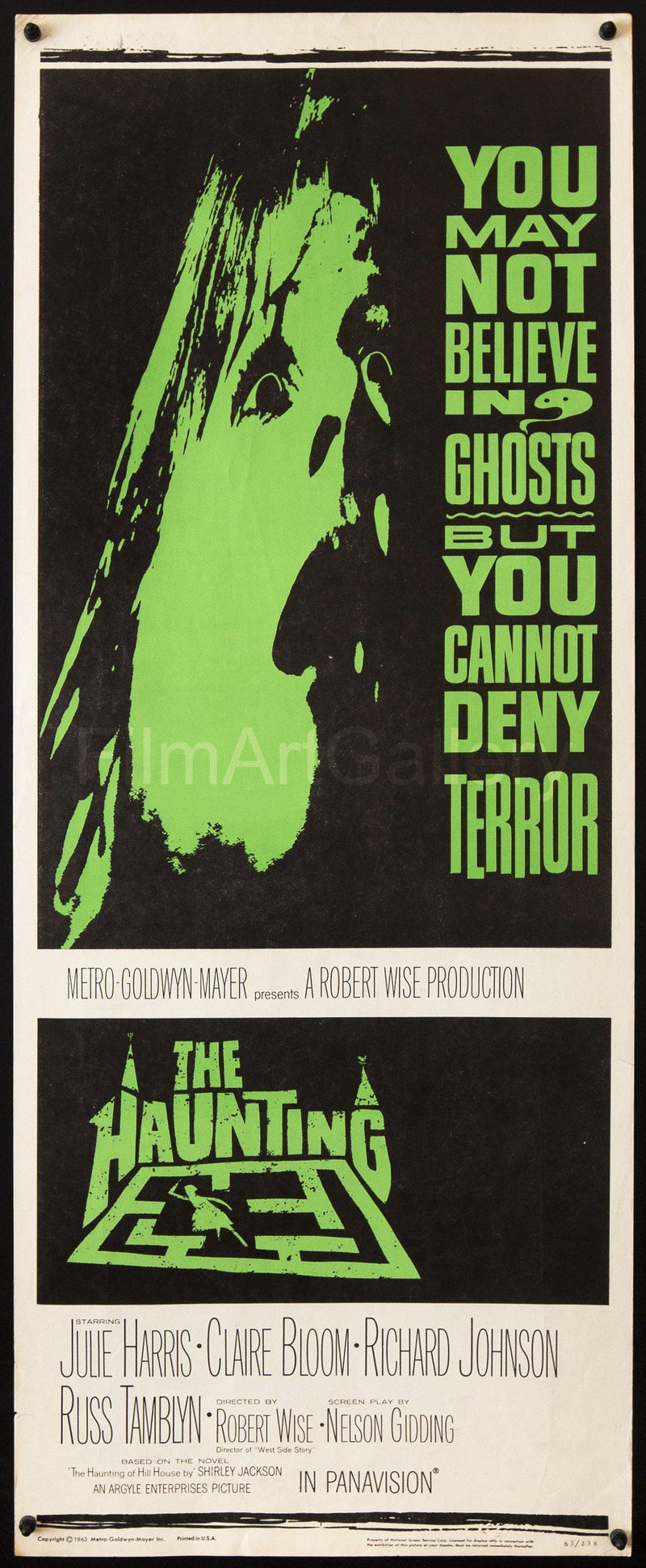 The Haunting Insert (14x36) Original Vintage Movie Poster