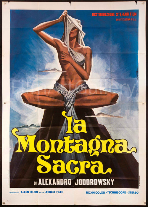 The Holy Mountain (La Montagna Sacra) Original Vintage Movie Poster