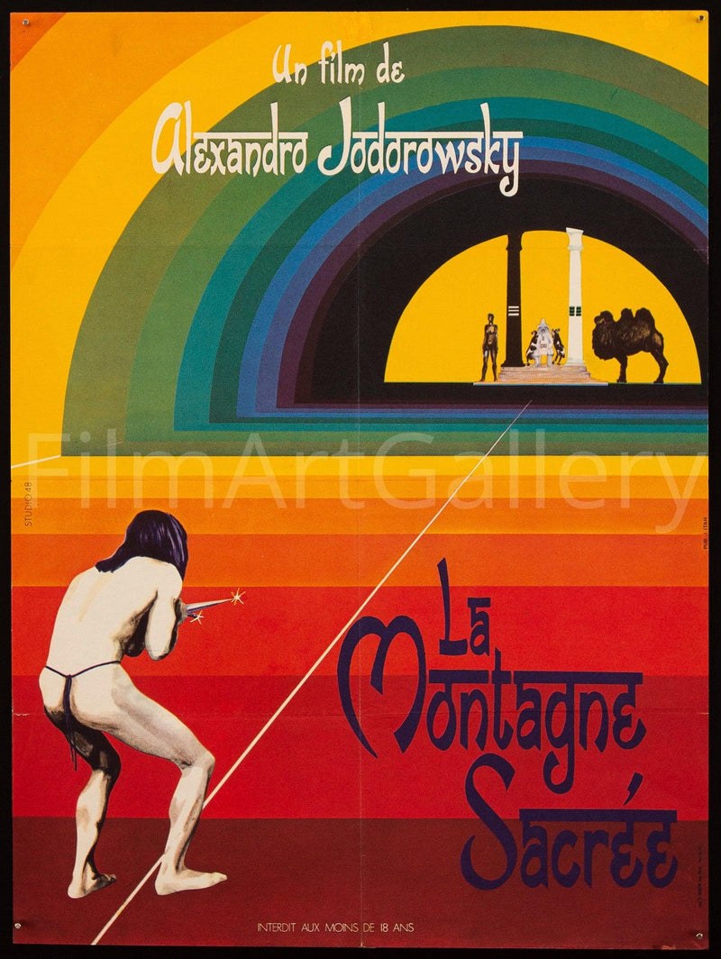The Holy Mountain French small (23x32) Original Vintage Movie Poster