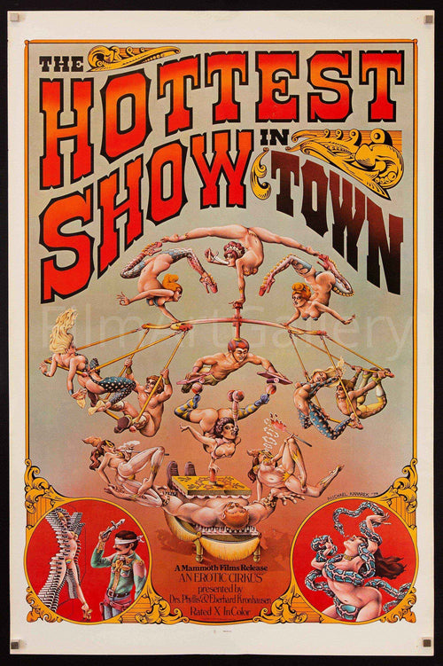 The Hottest Show In Town Original Vintage Movie Poster