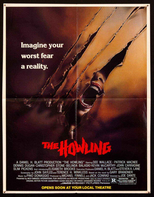 The Howling Original Vintage Movie Poster