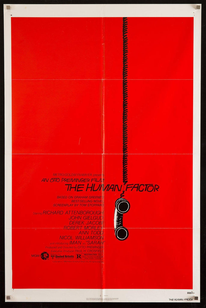 The Human Factor Original Vintage Movie Poster