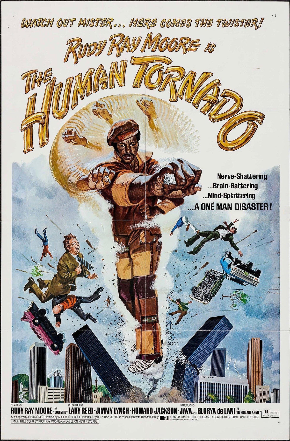 The Human Tornado (Dolemite II) 1 Sheet (27x41) Original Vintage Movie Poster