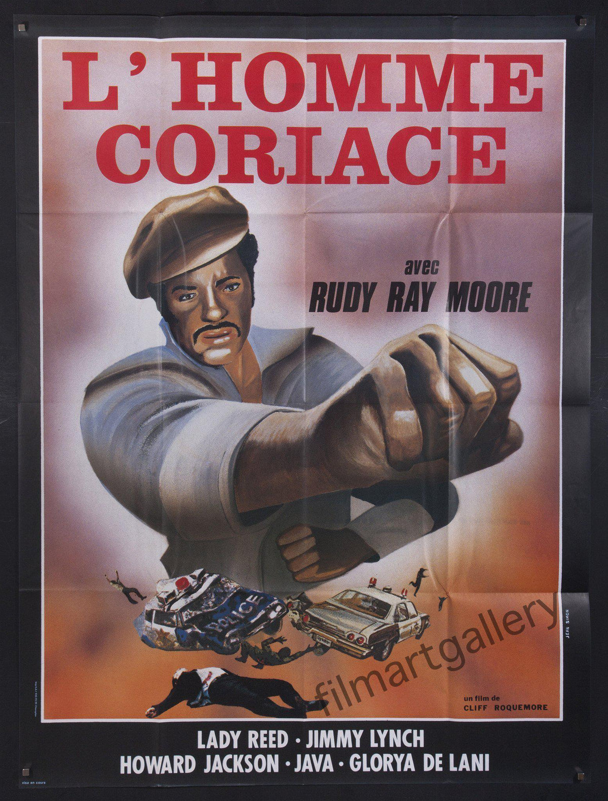 The Human Tornado (Dolemite II) French 1 panel (47x63) Original Vintage Movie Poster