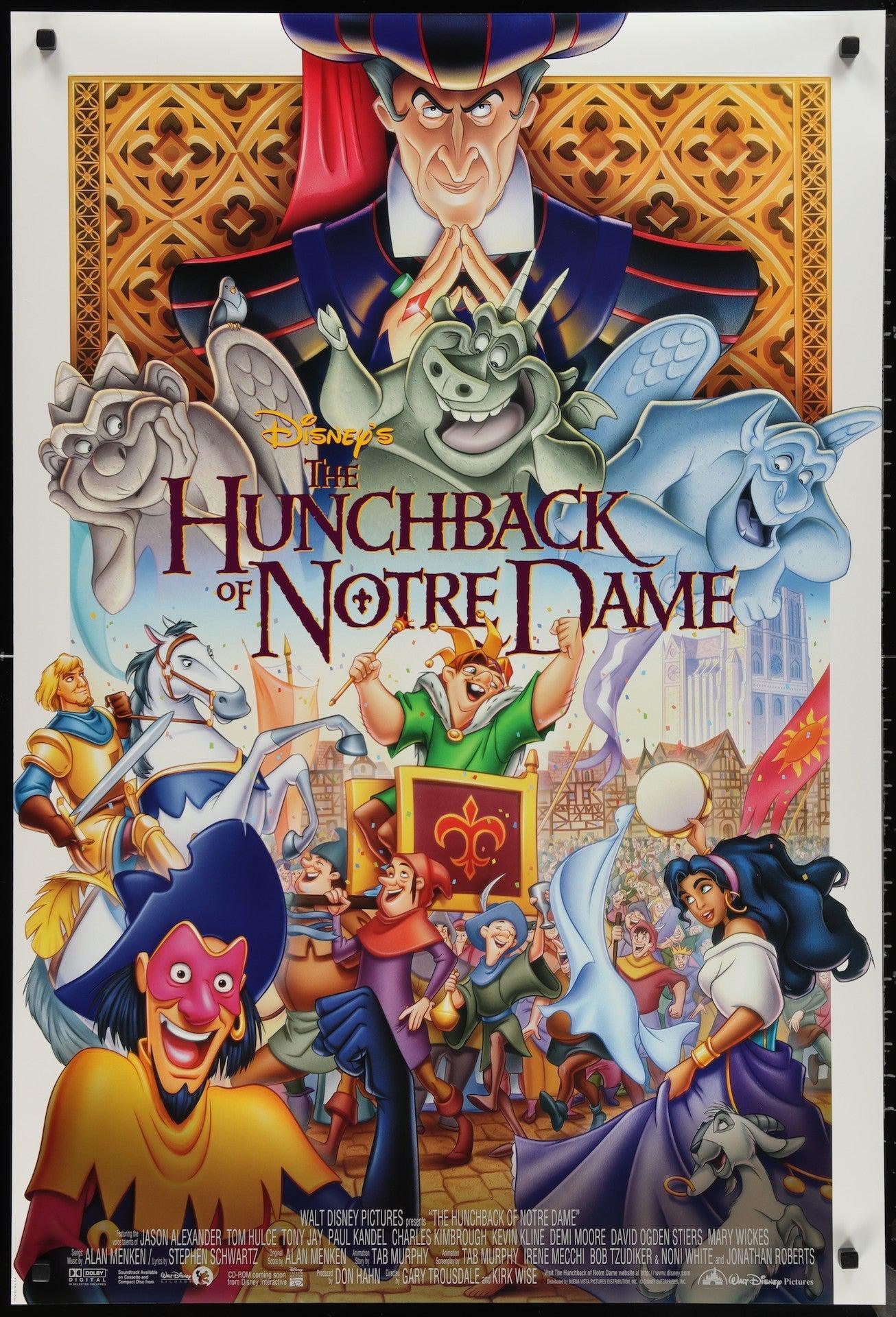 The Hunchback Of Notre Dame Movie Poster 1996 1 Sheet 27x41 