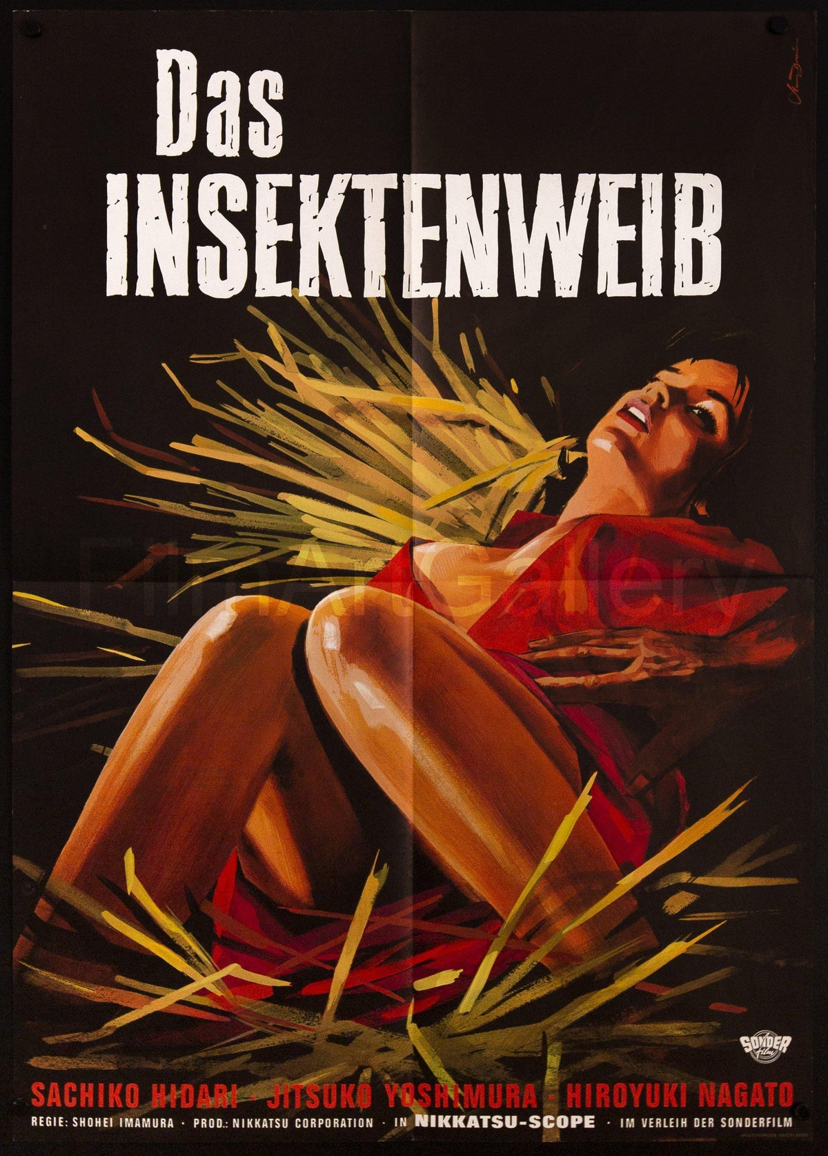 The Insect Woman German A1 (23x33) Original Vintage Movie Poster
