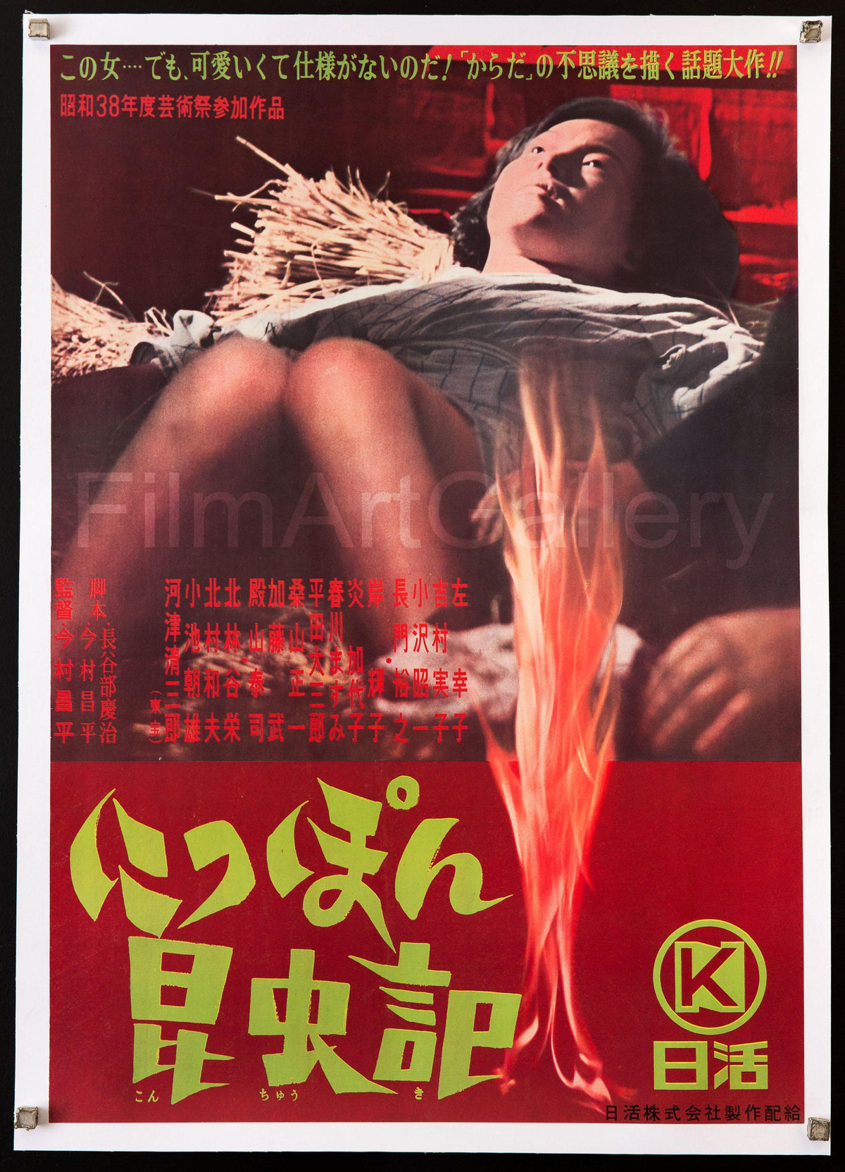 The Insect Woman Original Vintage Movie Poster