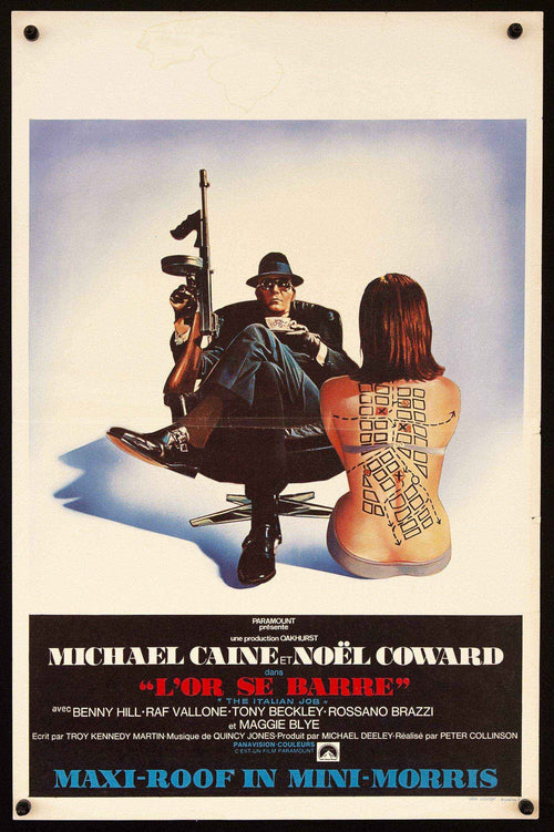 The Italian Job Original Vintage Movie Poster