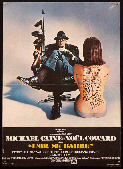 The Italian Job Original Vintage Movie Poster