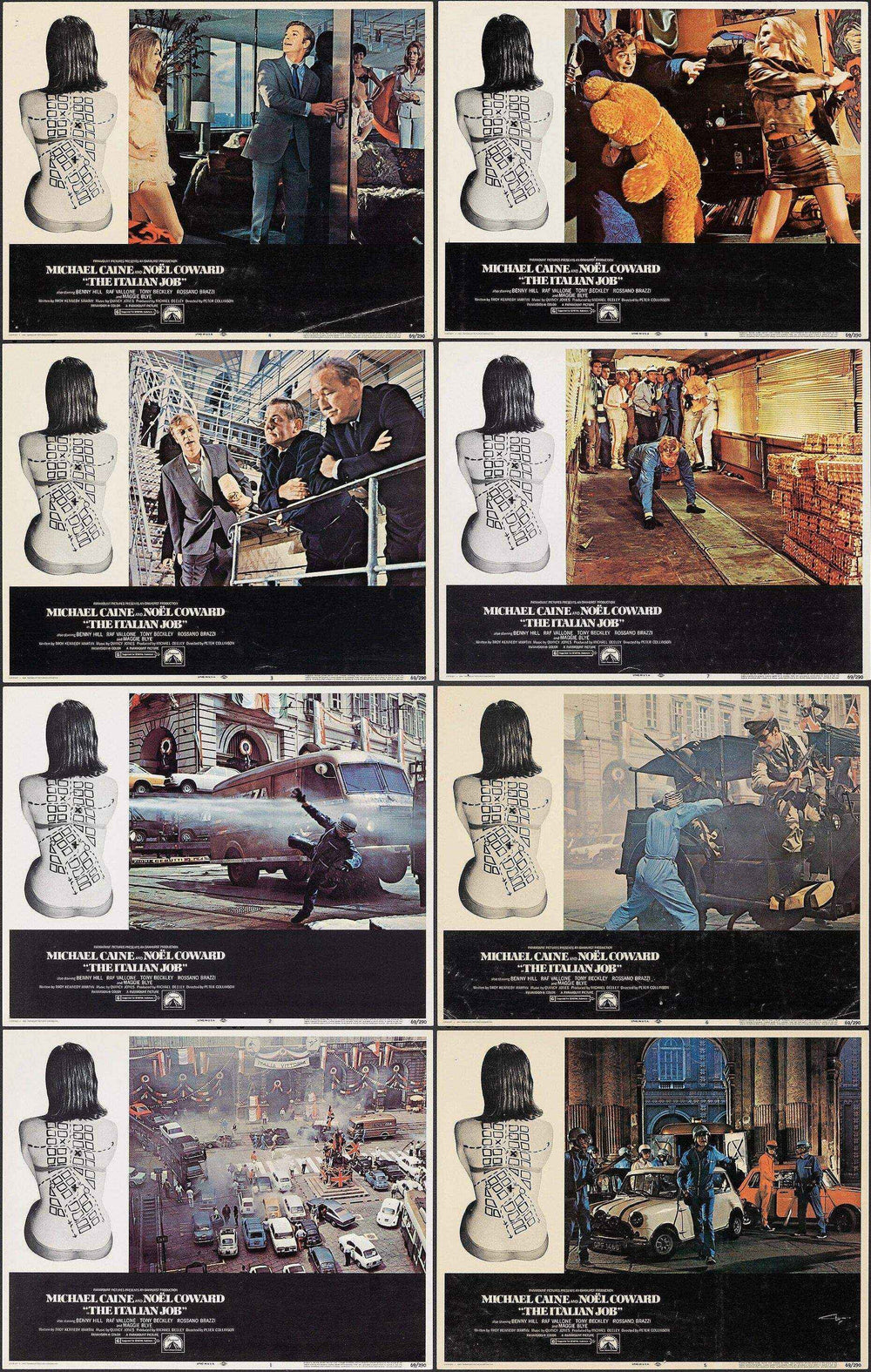 The Italian Job Original Vintage Movie Poster