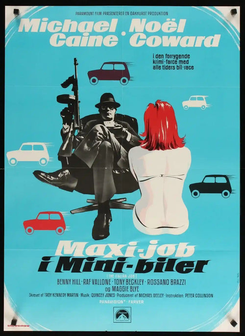 The Italian Job Original Vintage Movie Poster