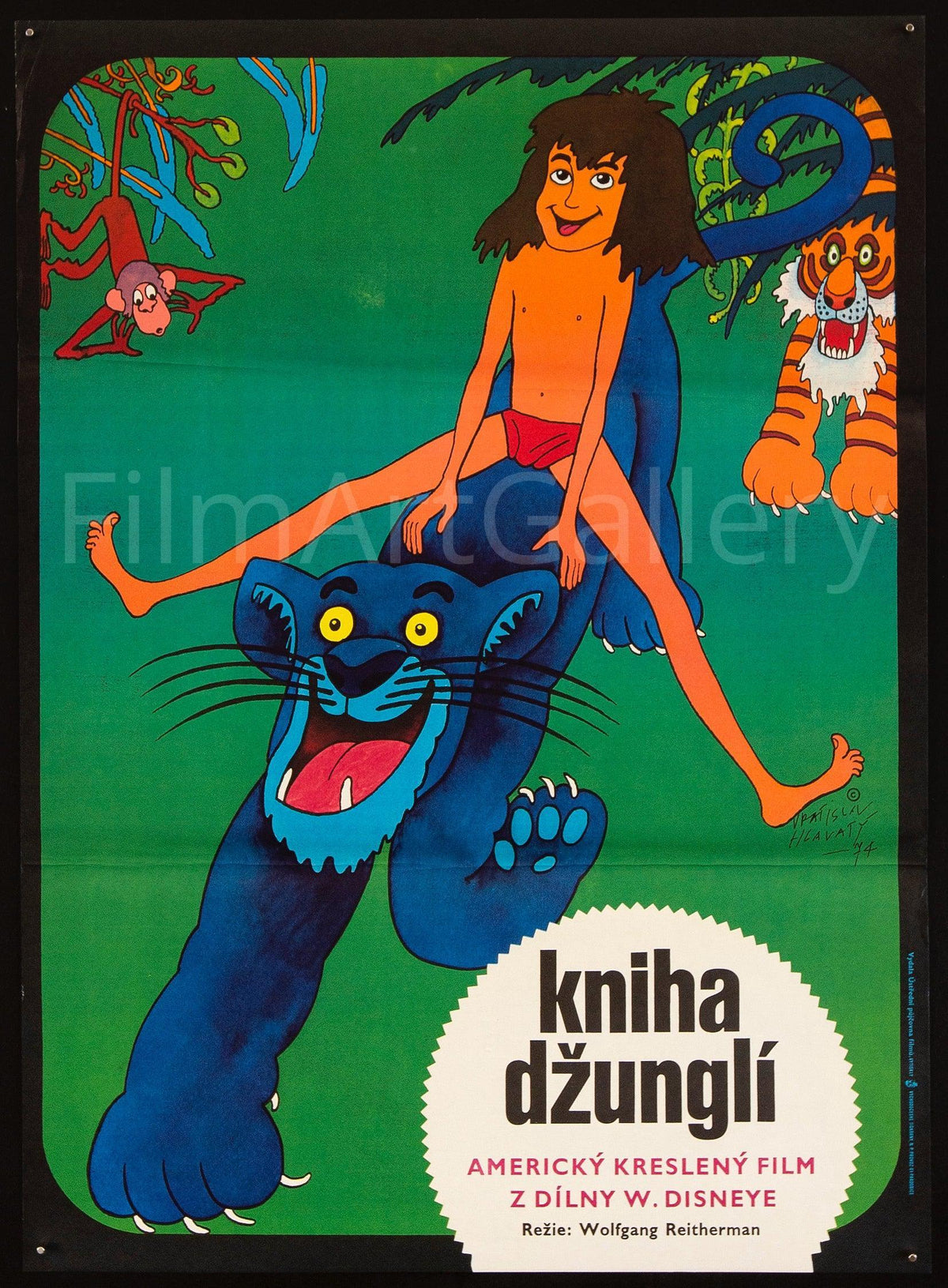The Jungle Book Original Vintage Movie Poster