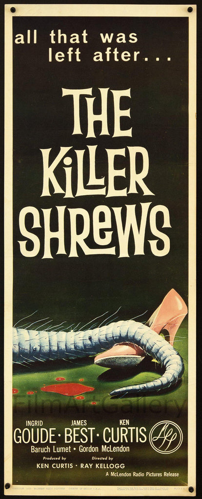 The Killer Shrews Original Vintage Movie Poster