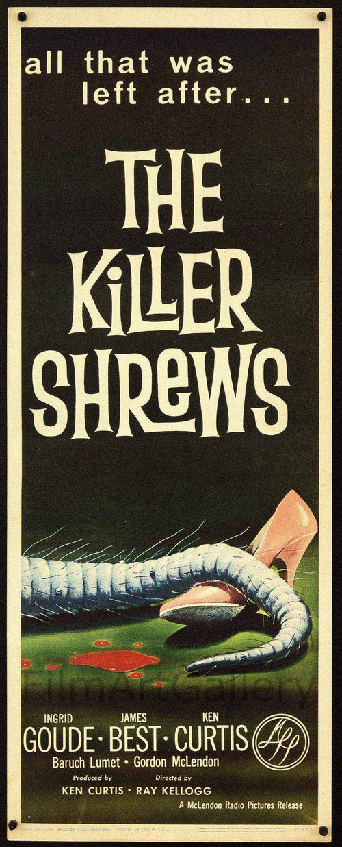 The Killer Shrews Original Vintage Movie Poster