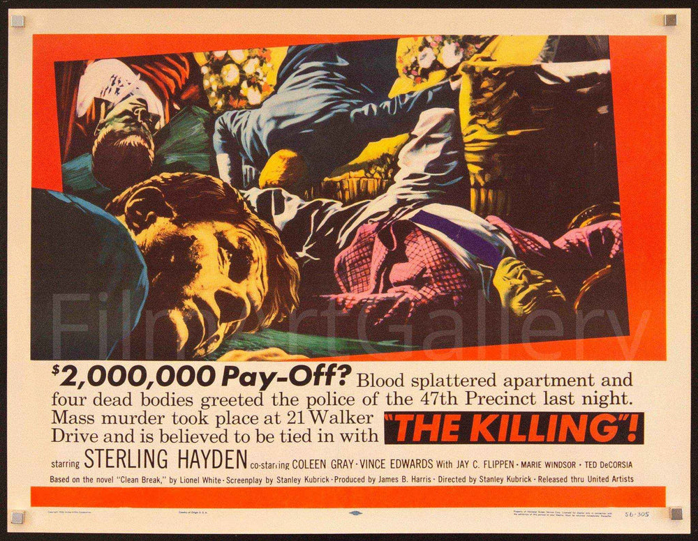 The Killing Original Vintage Movie Poster