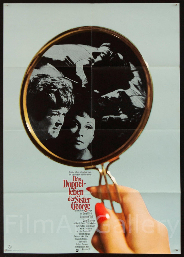 The Killing of Sister George German A1 (23x33) Original Vintage Movie Poster