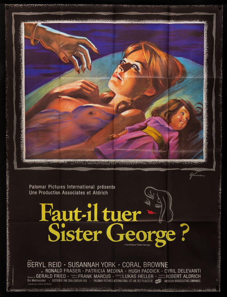 The Killing of Sister George Original Vintage Movie Poster