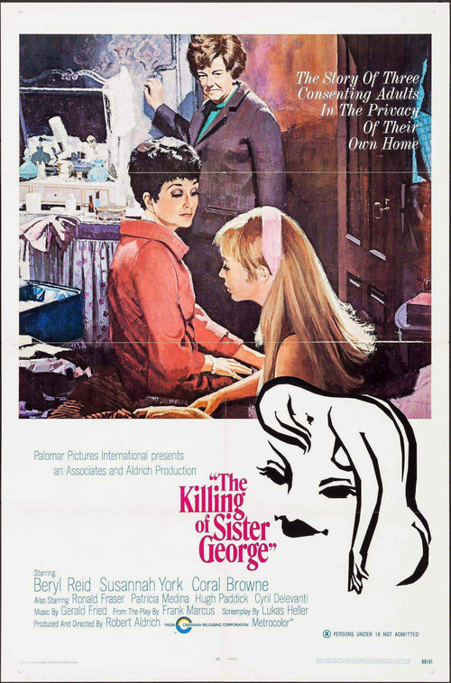 The Killing of Sister George Original Vintage Movie Poster
