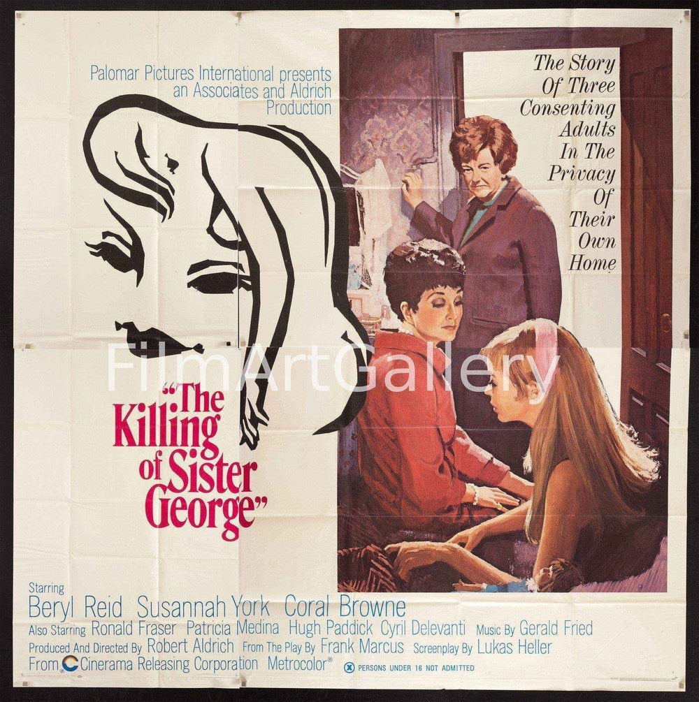 The Killing of Sister George Original Vintage Movie Poster