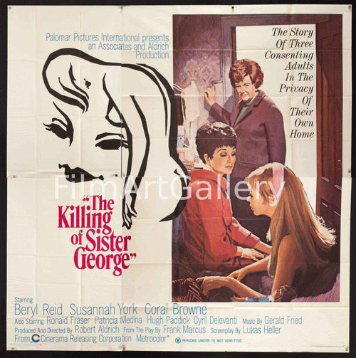 The Killing of Sister George Original Vintage Movie Poster