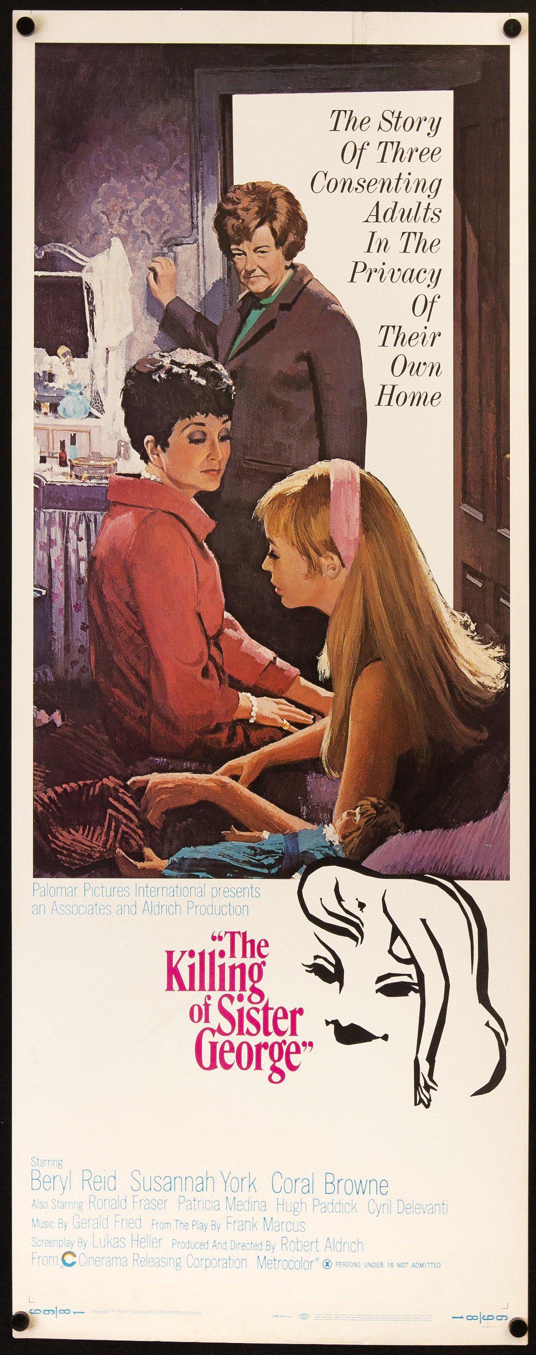 The Killing of Sister George Original Vintage Movie Poster