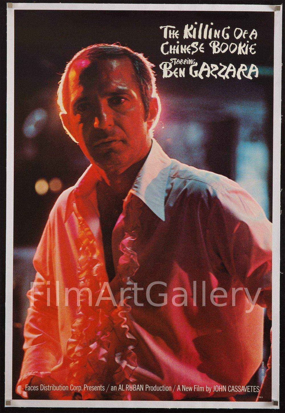 The Killing of a Chinese Bookie Original Vintage Movie Poster