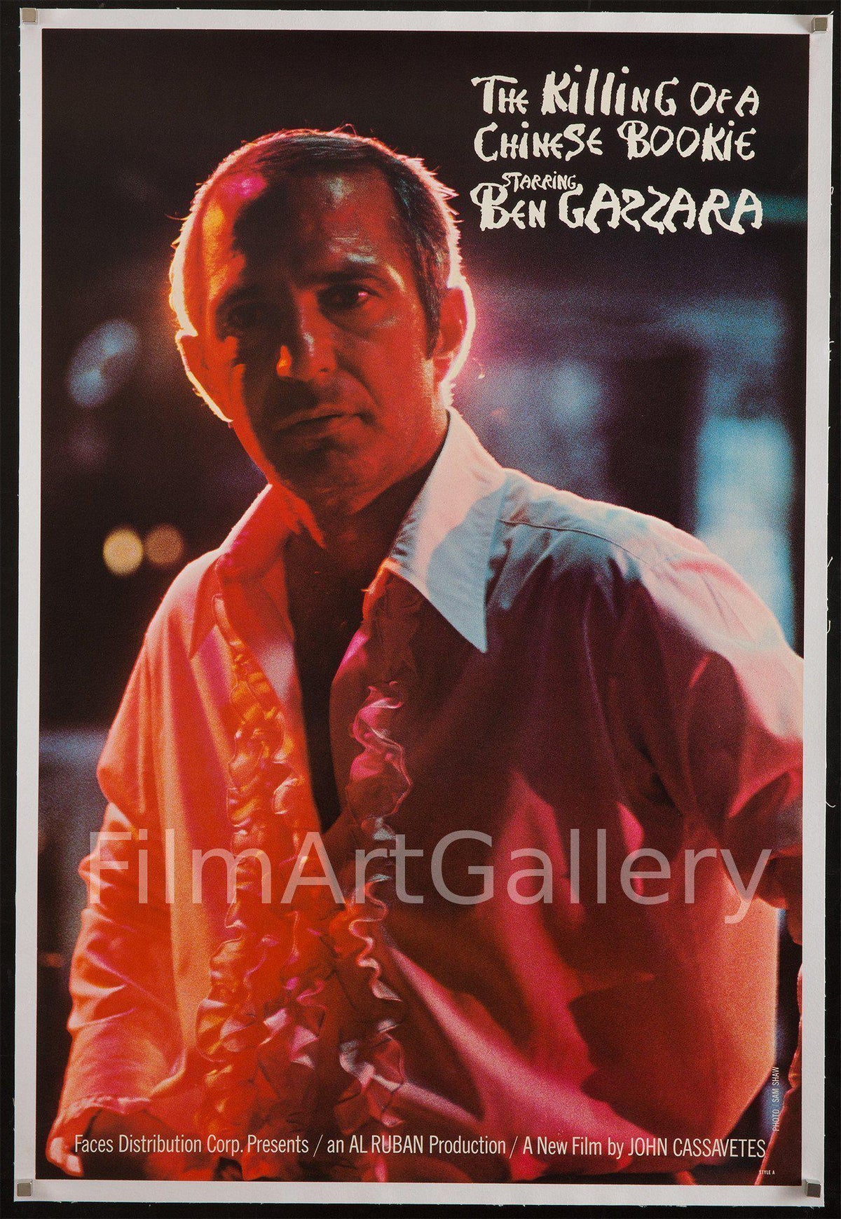 The Killing of a Chinese Bookie Original Vintage Movie Poster