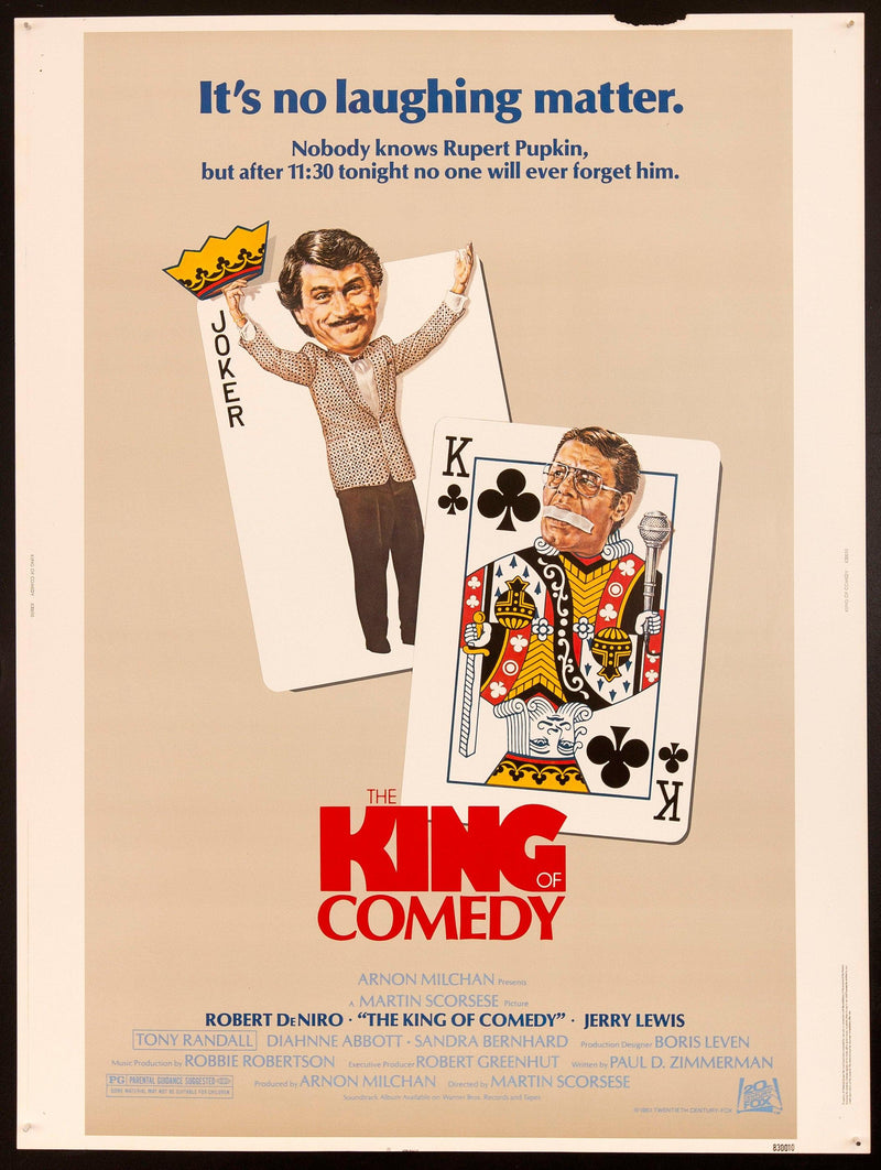 The King of Comedy 30x40 Original Vintage Movie Poster