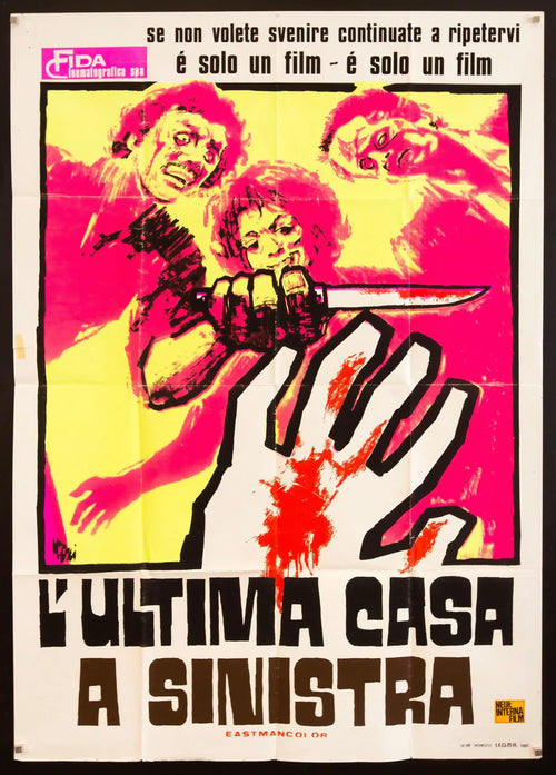 The Last House on the Left Original Vintage Movie Poster