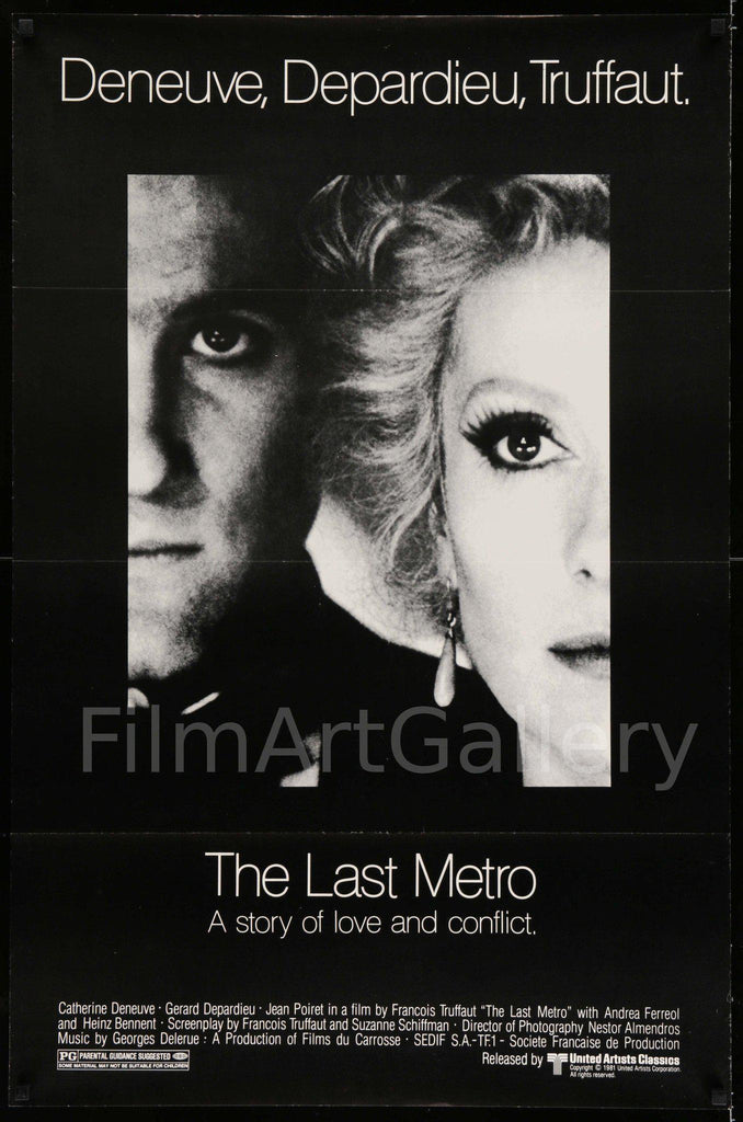 The Last Metro (Le Dernier Metro) Original Vintage Movie Poster