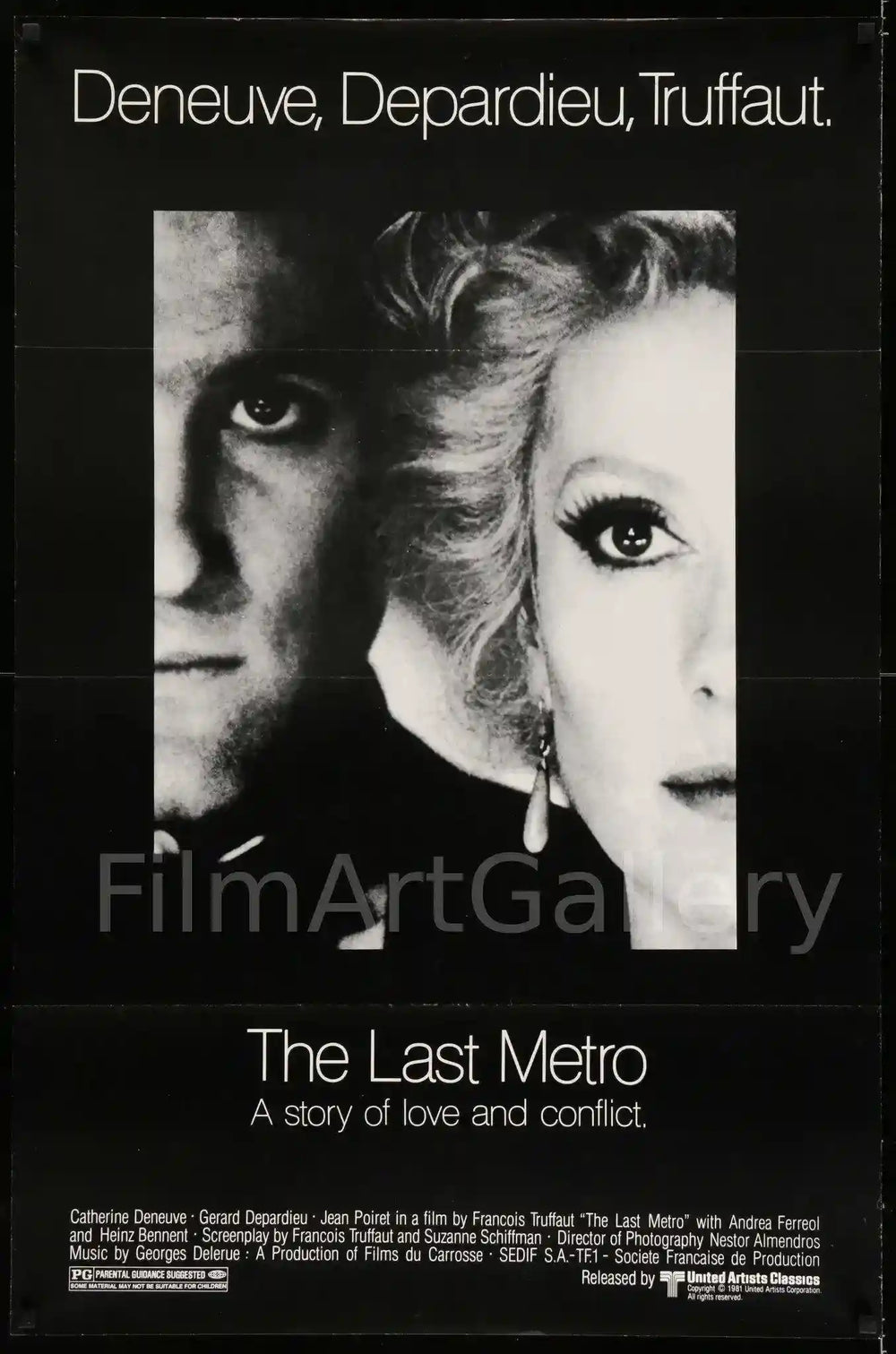 The Last Metro (Le Dernier Metro) Original Vintage Movie Poster
